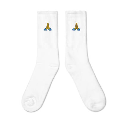 Emoji Embroidered Socks