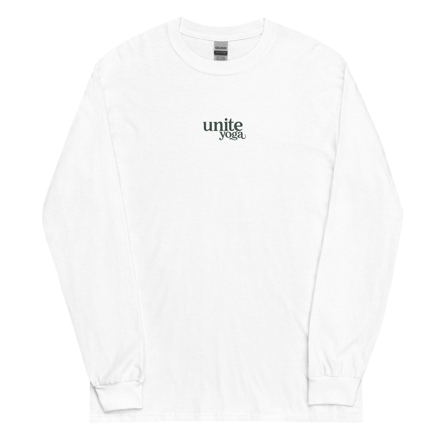 Unisex Long Sleeve Tee - White/Green